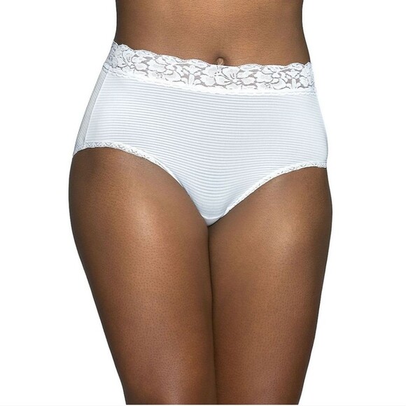 Women's Vanity Fair Flattering Lace Brief 9/2XL - Picture 1 of 6